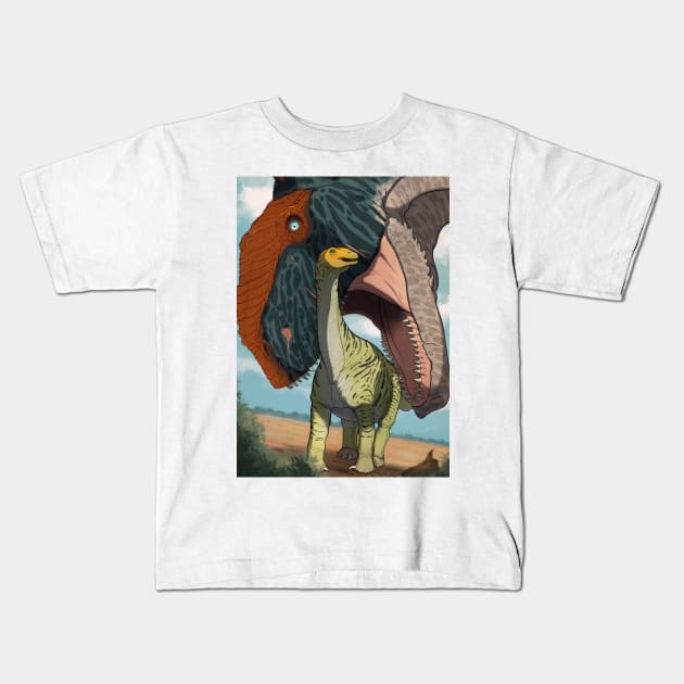 Predator and prey. Kids T-Shirt by thek560